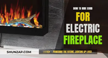 Concealing Cords: Electric Fireplace Installation Tricks