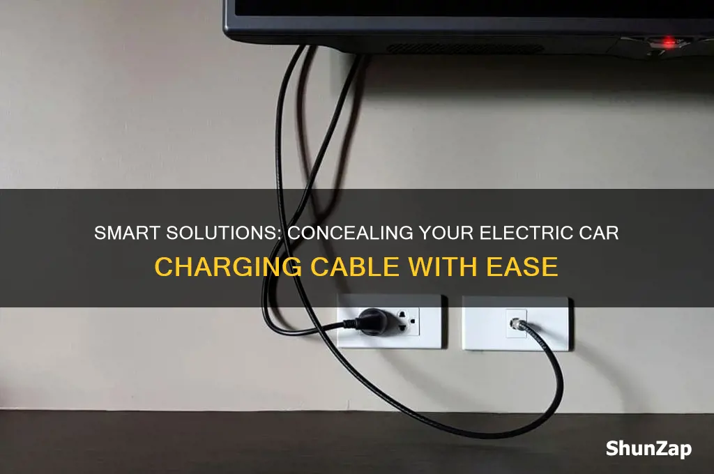 how to hide electric car charging cable