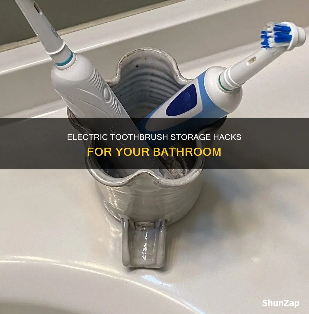 how to hide electric toothbrush in bathroom