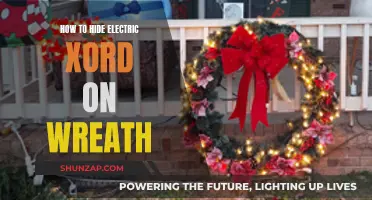 Concealing Electric Cord Wreaths: Creative Disguise Techniques