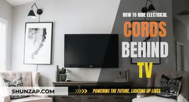 Concealing Cords: A Clean Look Behind Your TV