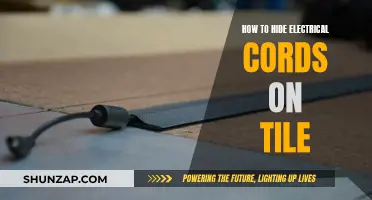 Concealing Electrical Cords on Tile Floors: A Step-by-Step Guide