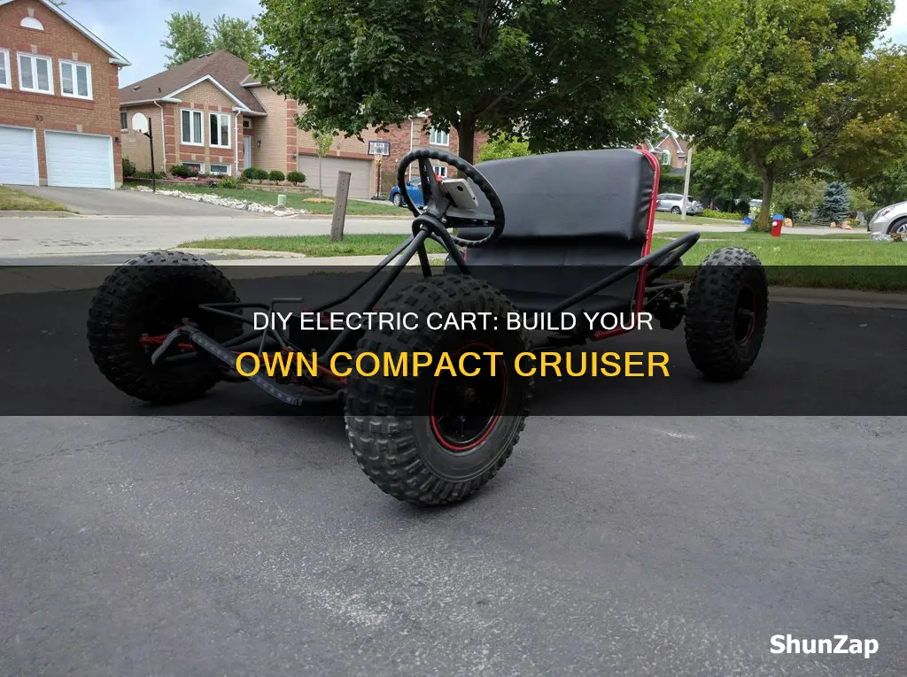 how to home made small electric cart