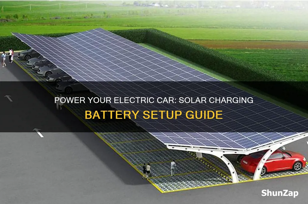 how to hook solar to electric car battery