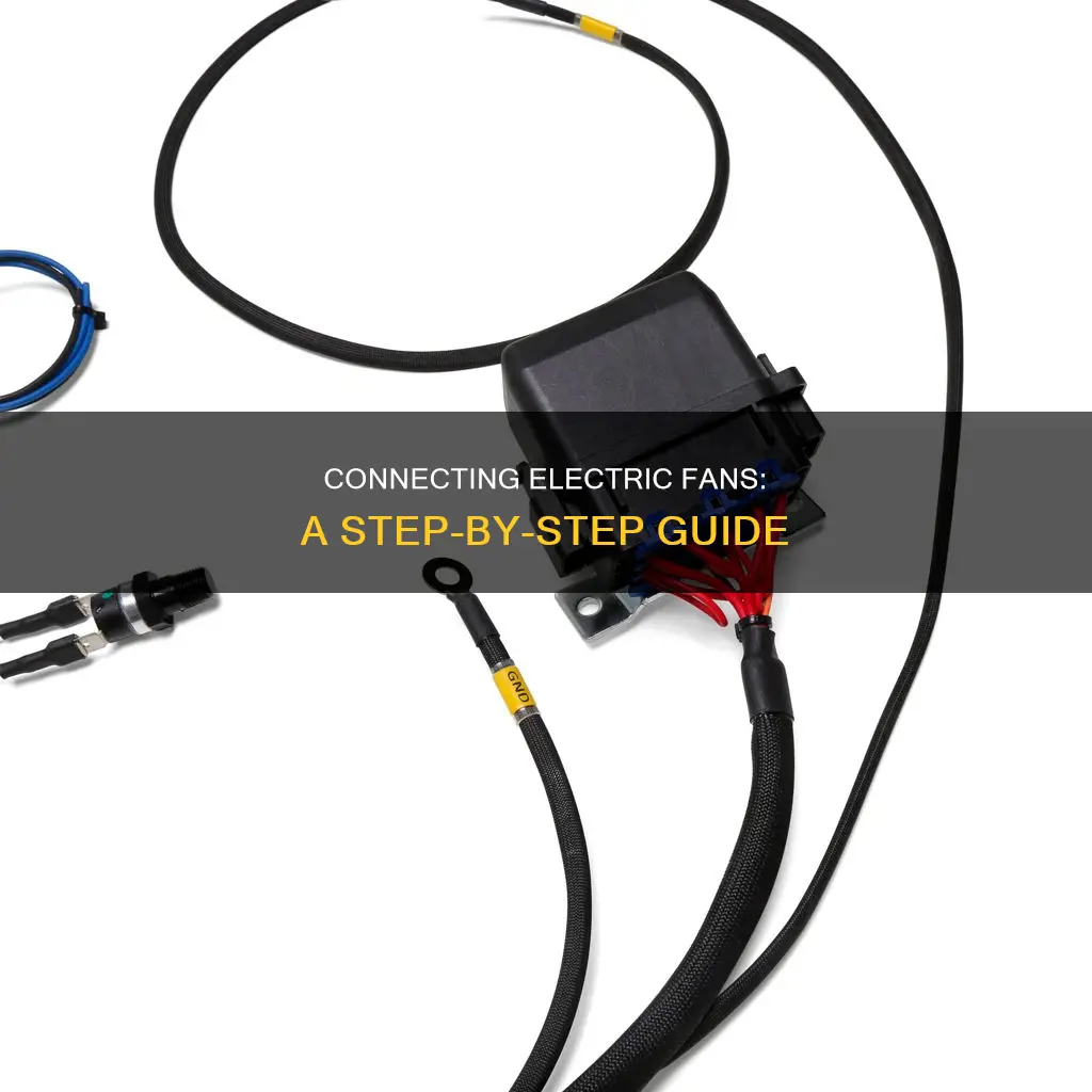 how to hook up 2 electric fans