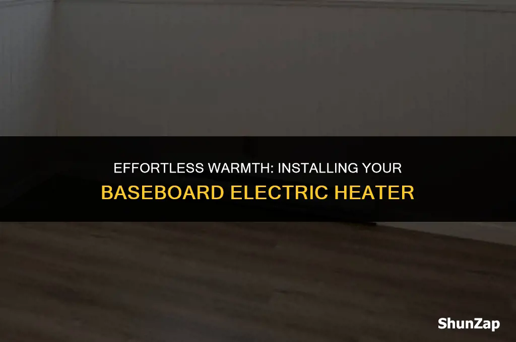 how to hook up a baseboard electric heater