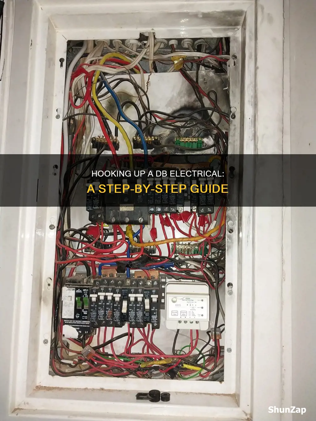 how to hook up a db electrical