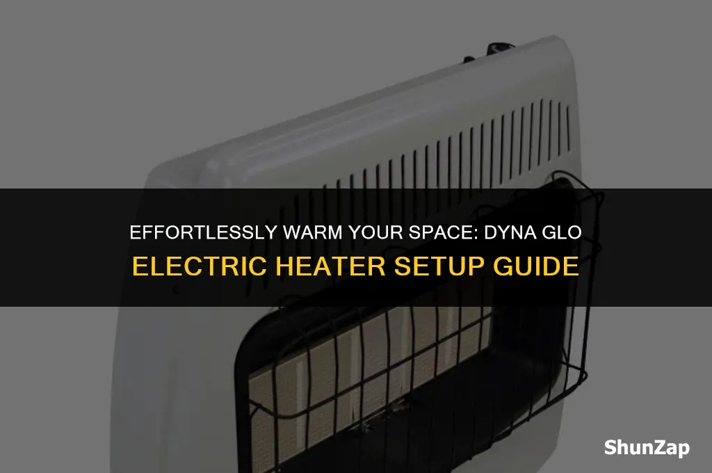 how to hook up a dyna glo electric heater