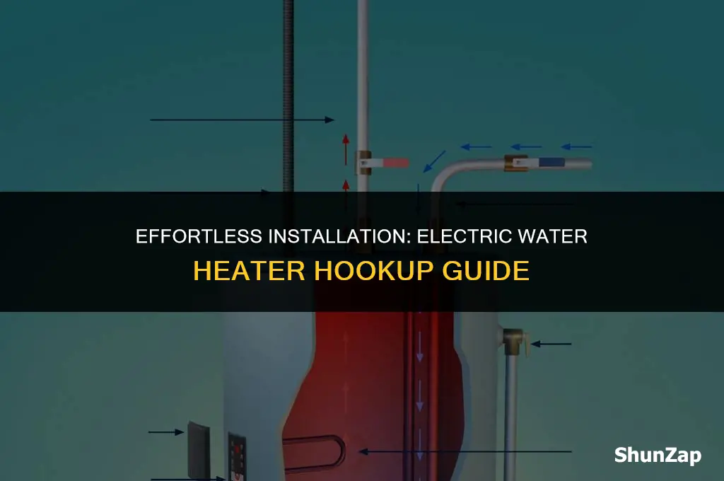 how to hook up a electric water heater