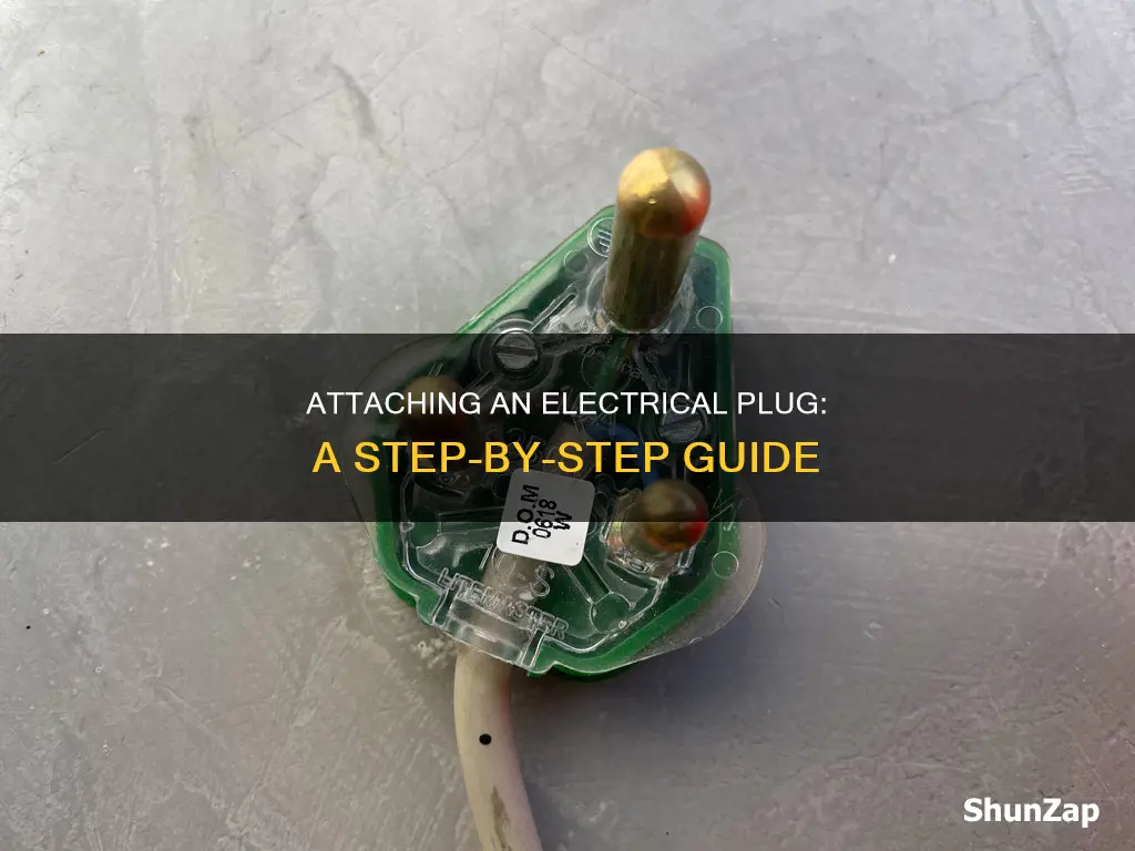 how to hook up a electrical plug