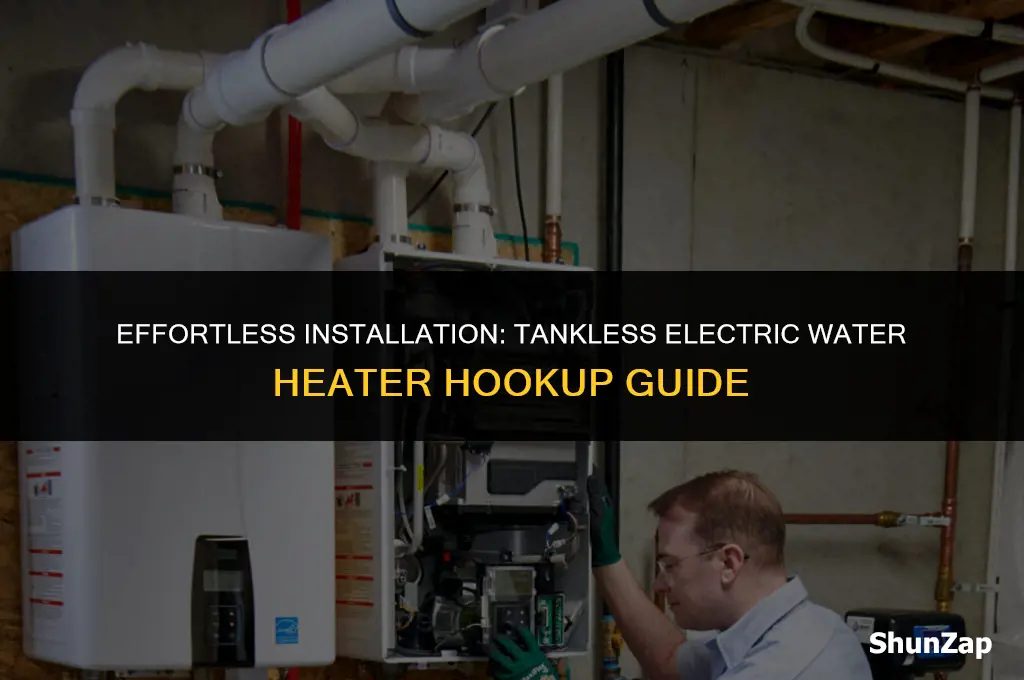 how to hook up a tankless electric water heater
