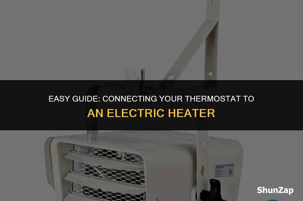 how to hook up a thermostat to an electric heater