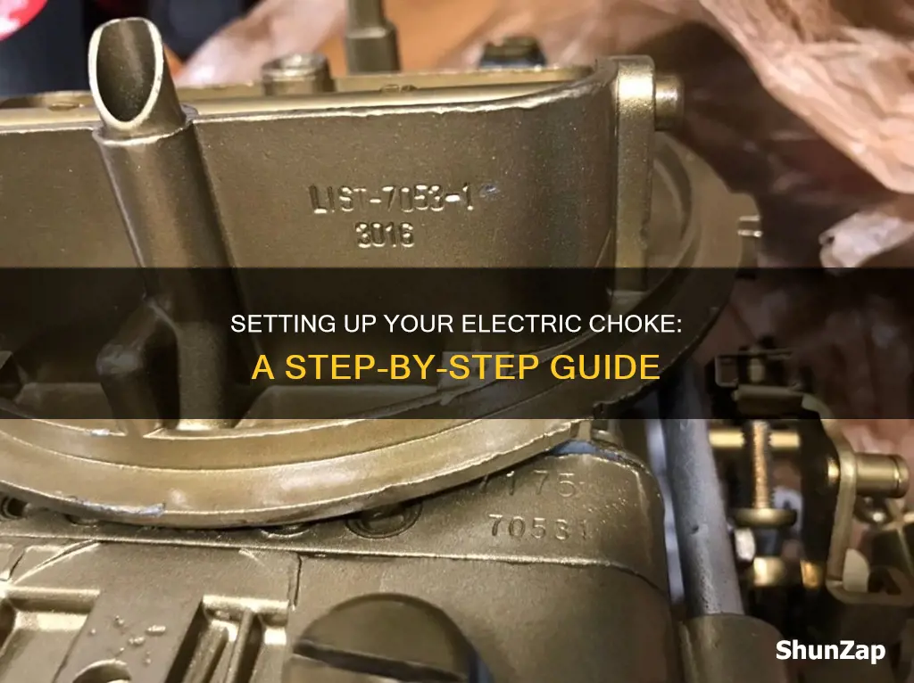 how to hook up an electric choke
