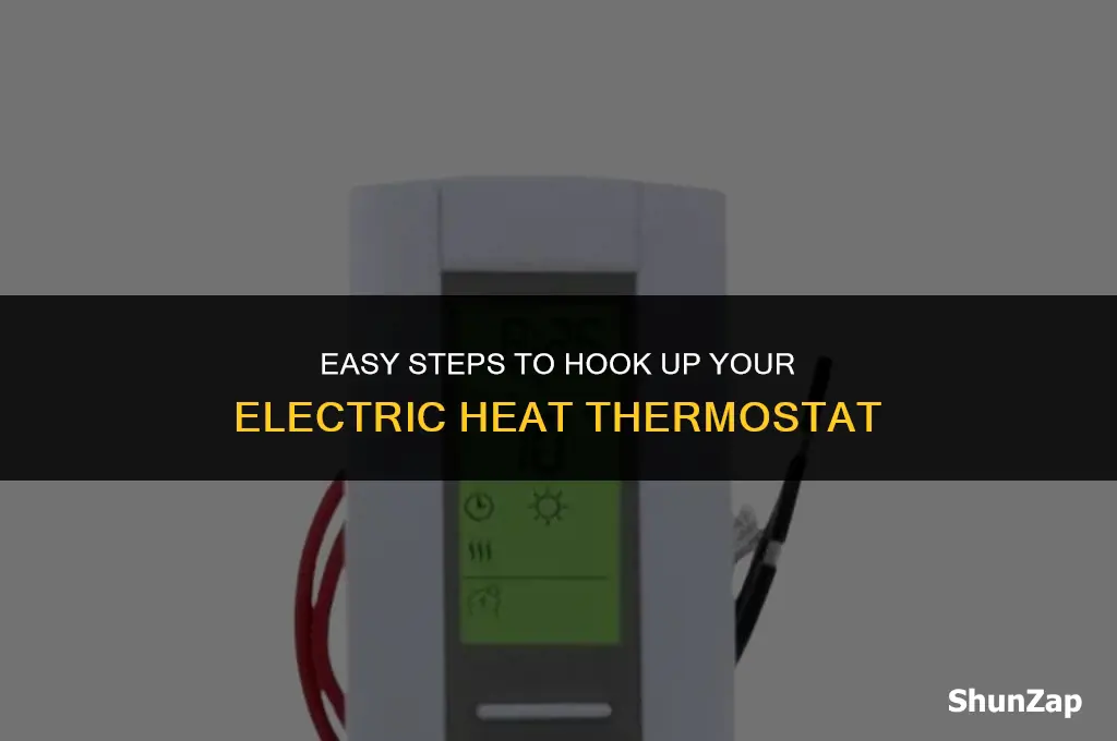 how to hook up an electric heat thermostat