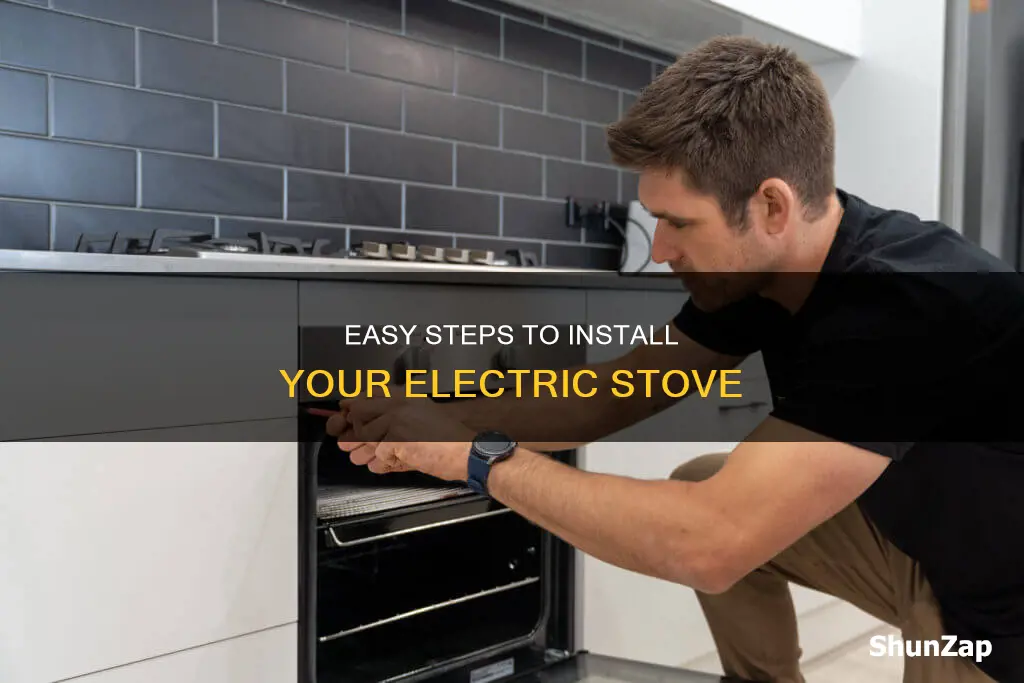 how to hook up an electric stoive