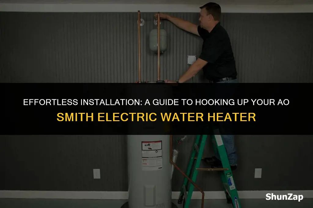 how to hook up ao smith electric water heater