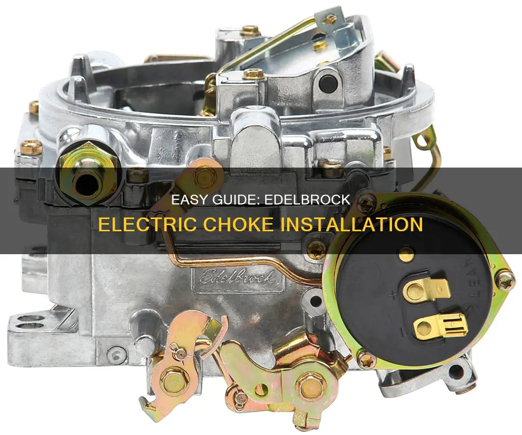 how to hook up edelbrock electric choke