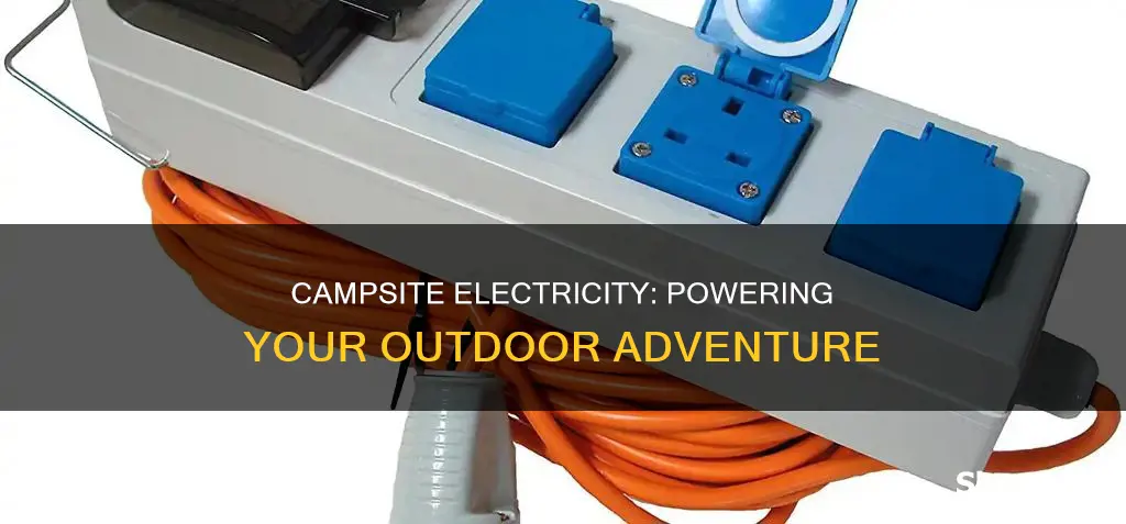 how to hook up electric at campsite
