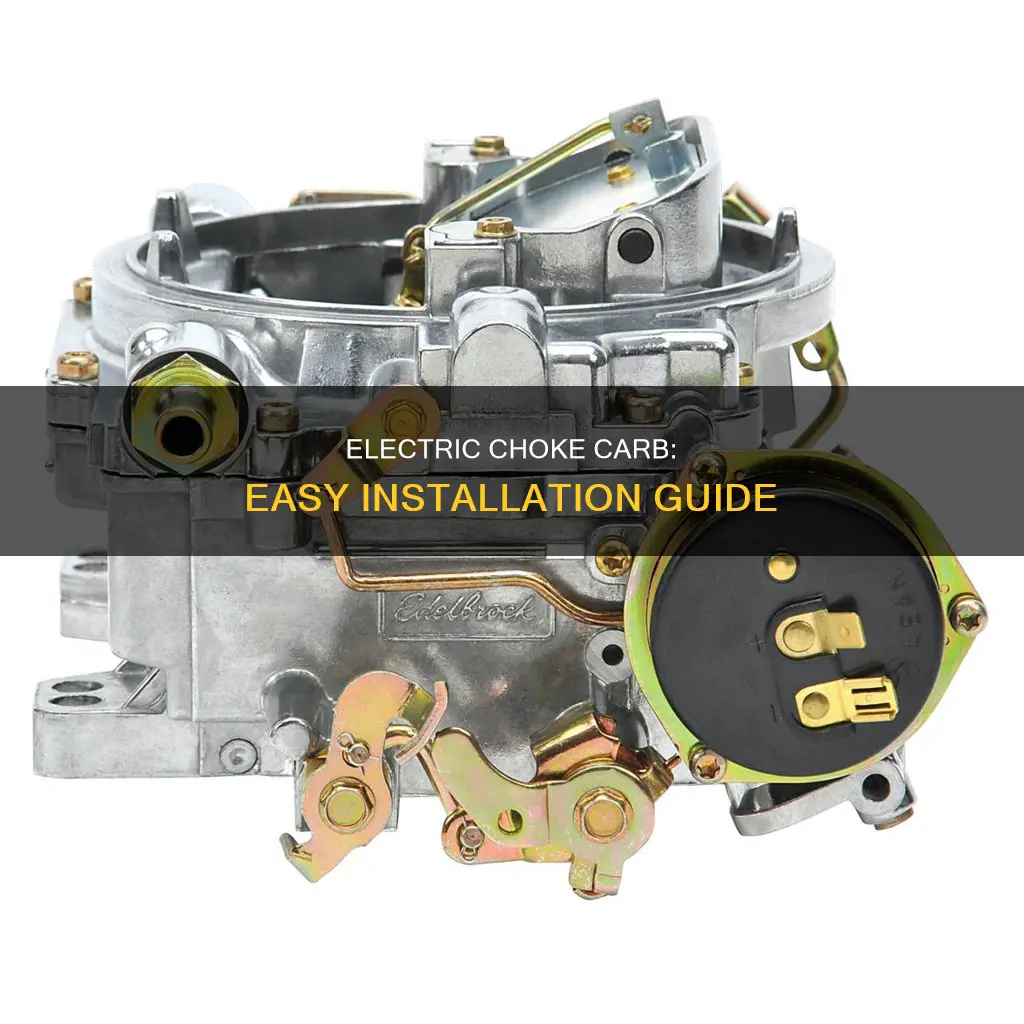 how to hook up electric choke carb
