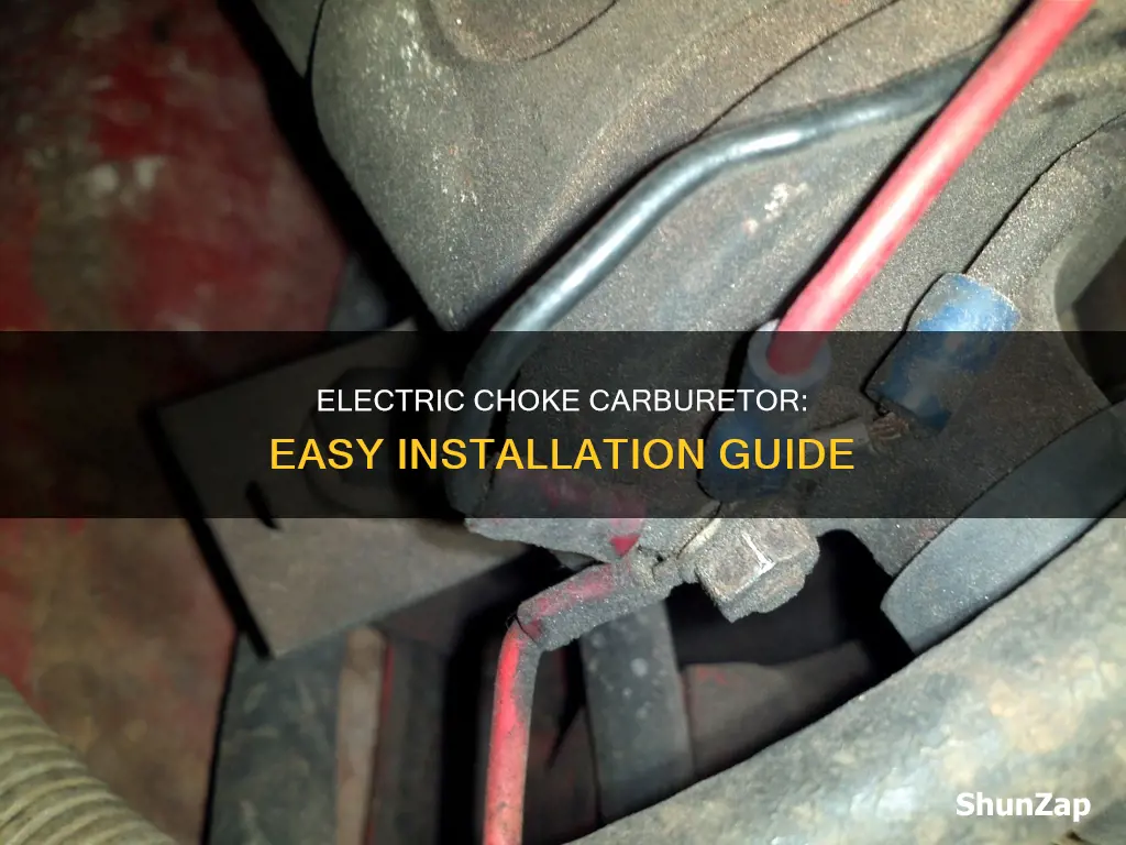 how to hook up electric choke carburetor