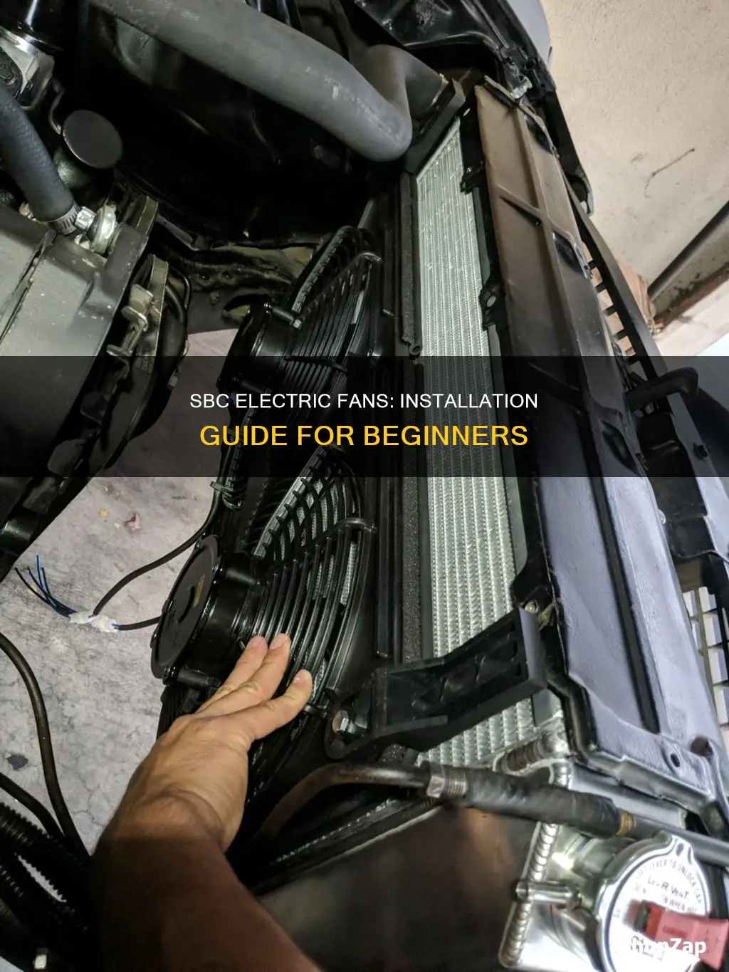 how to hook up electric fans sbc