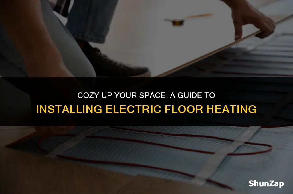 how to hook up electric floor heat