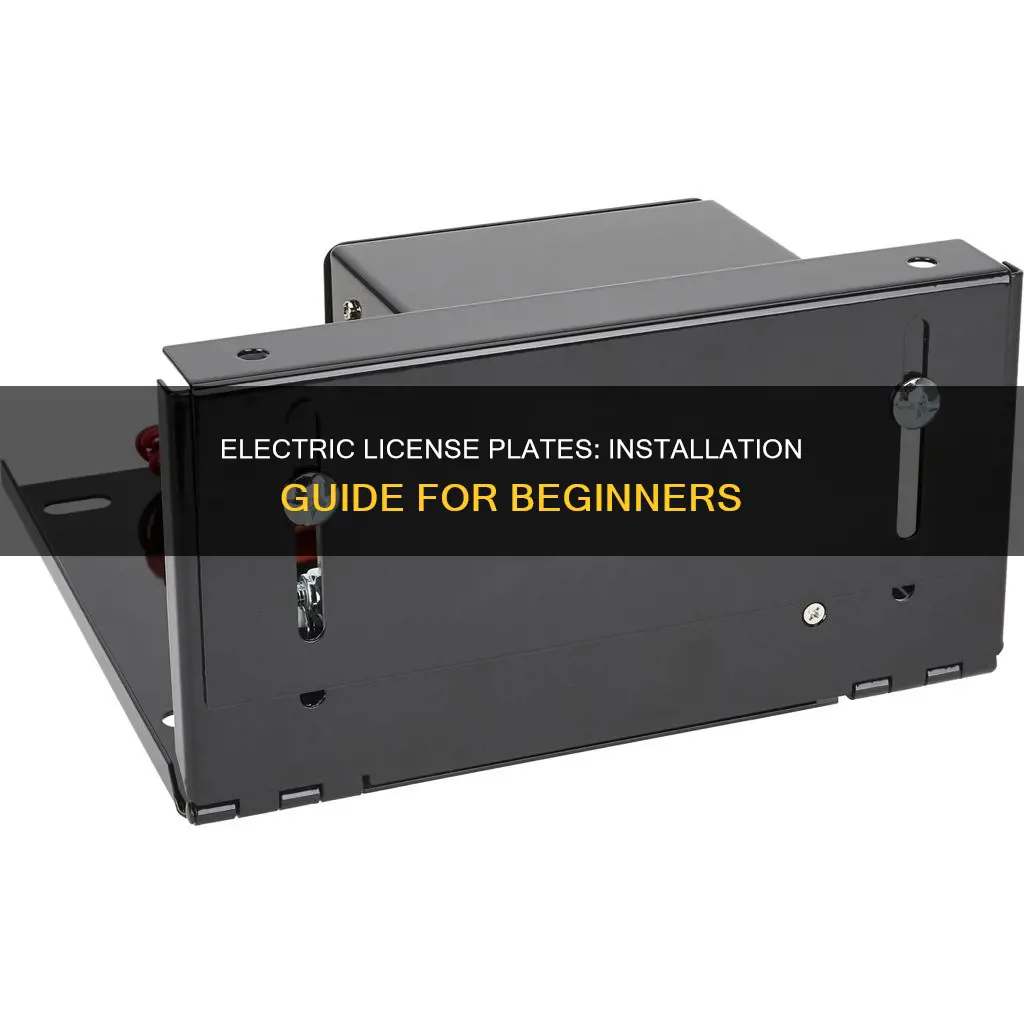 how to hook up electric license plates
