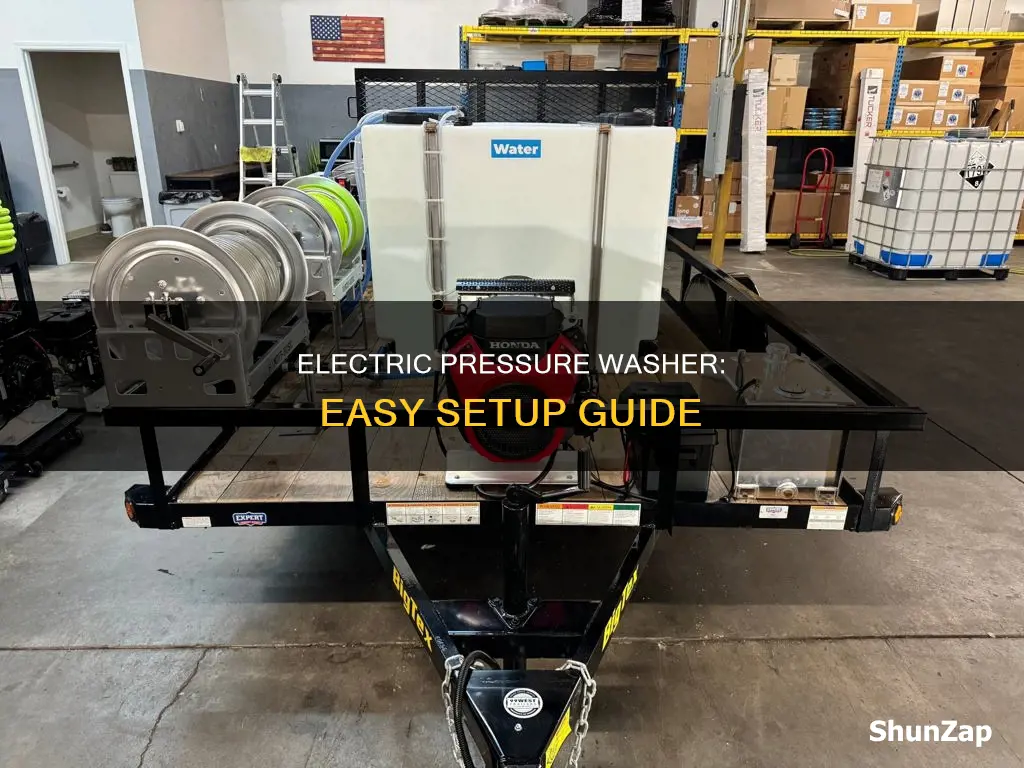 how to hook up electric pressure washer