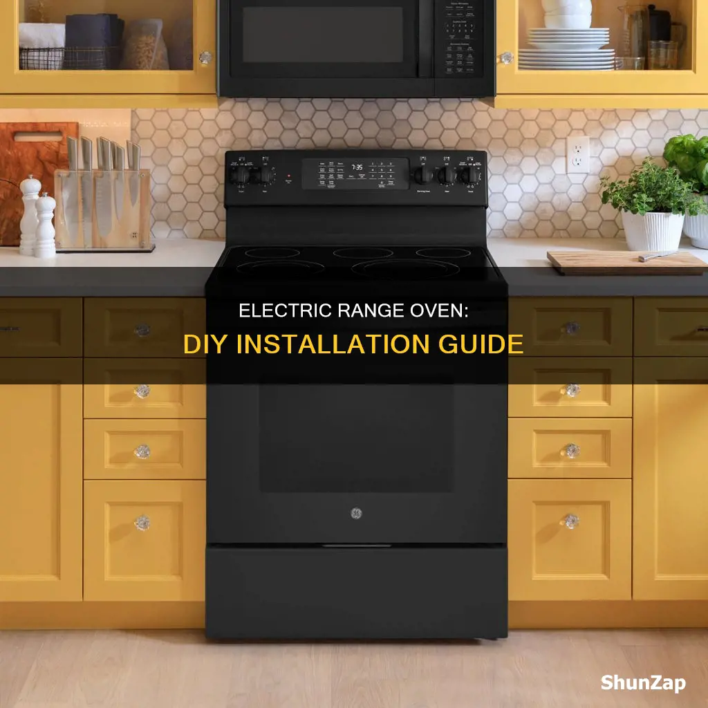 how to hook up electric range oven
