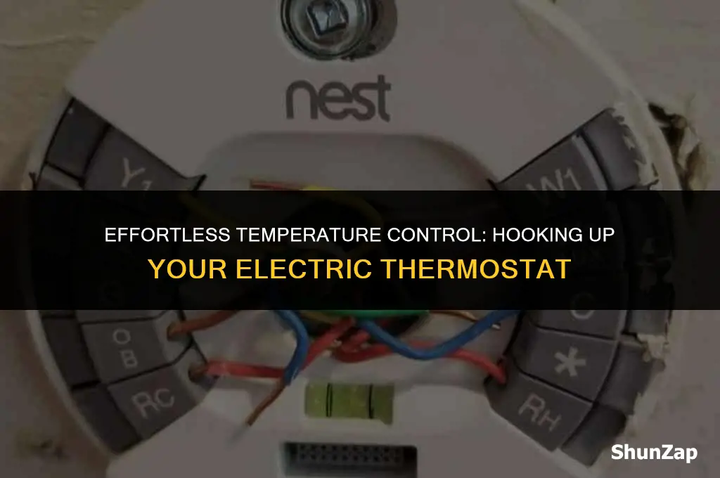 how to hook up electric thermostat for heat and air