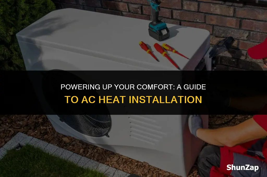 how to hook up electric to a new ac heat