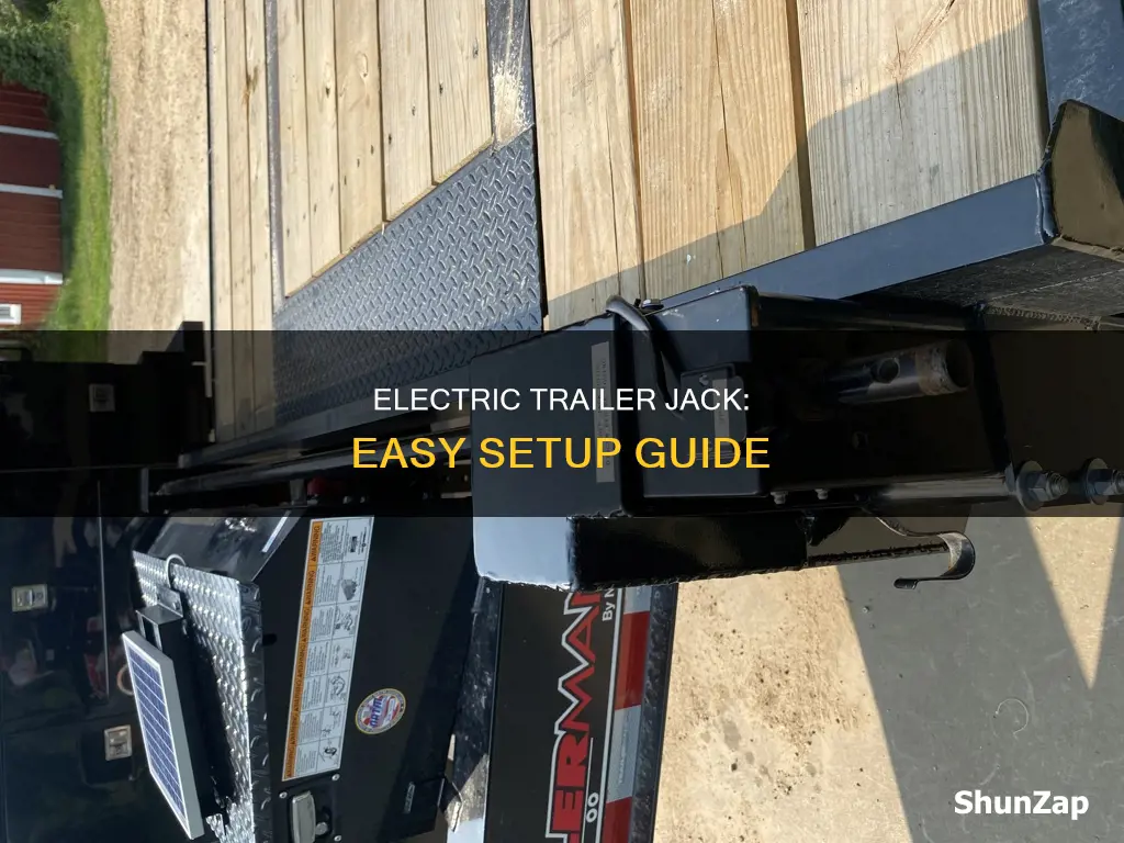 how to hook up electric trailer jack