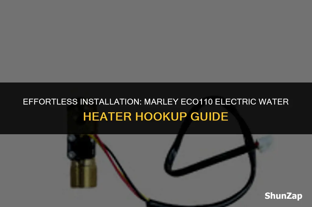 how to hook up marley eco110 electric water heater