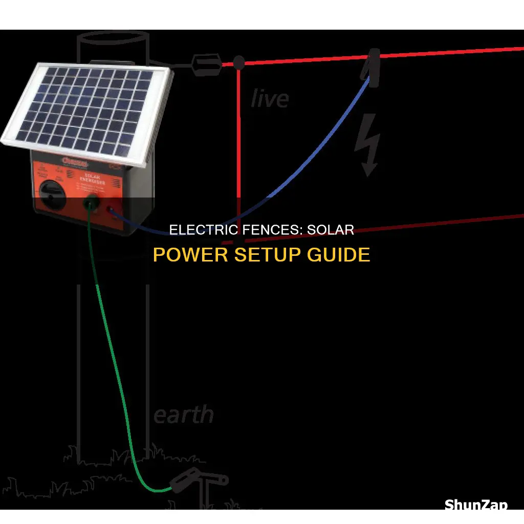 how to hook up solar electric fence