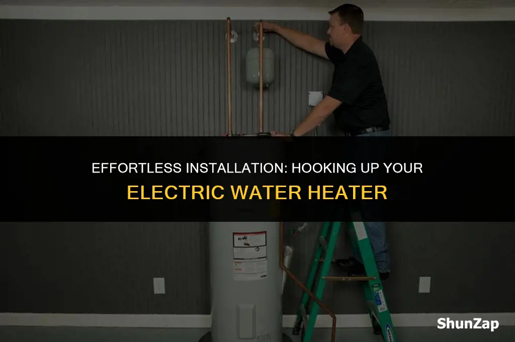 how to hookmup an electric water heater