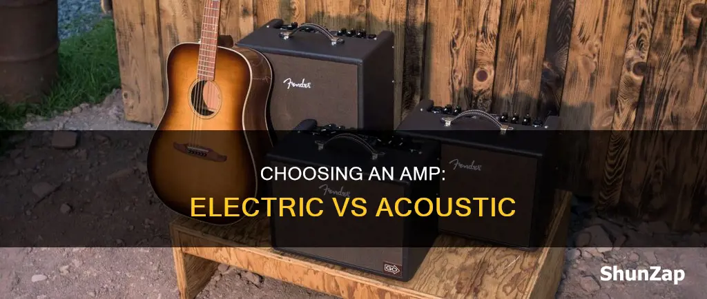 how to identify electric and acoustic amp