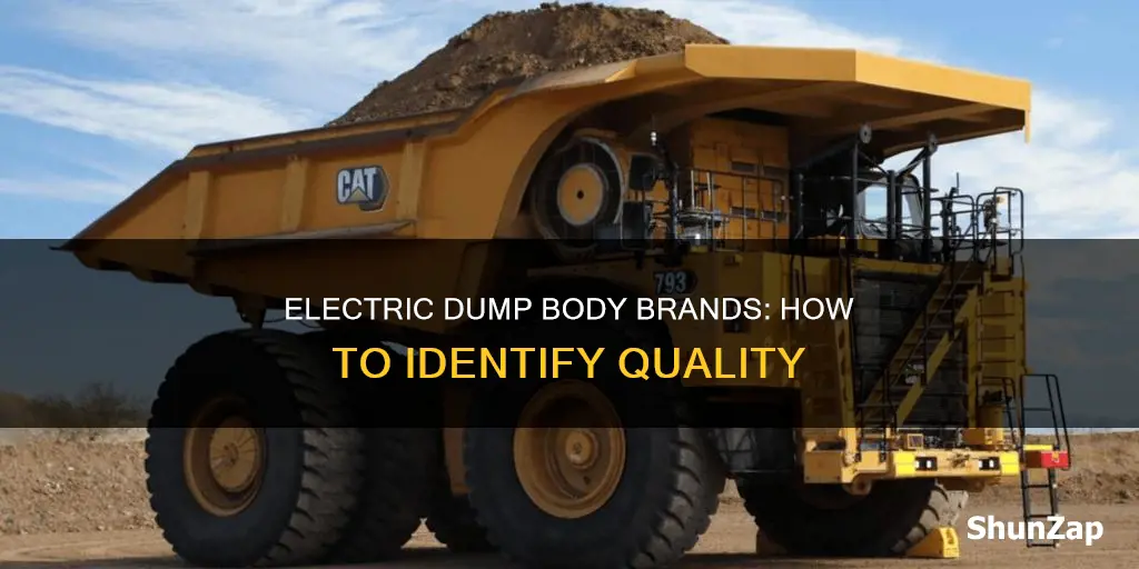 how to identify electric dump vody brand