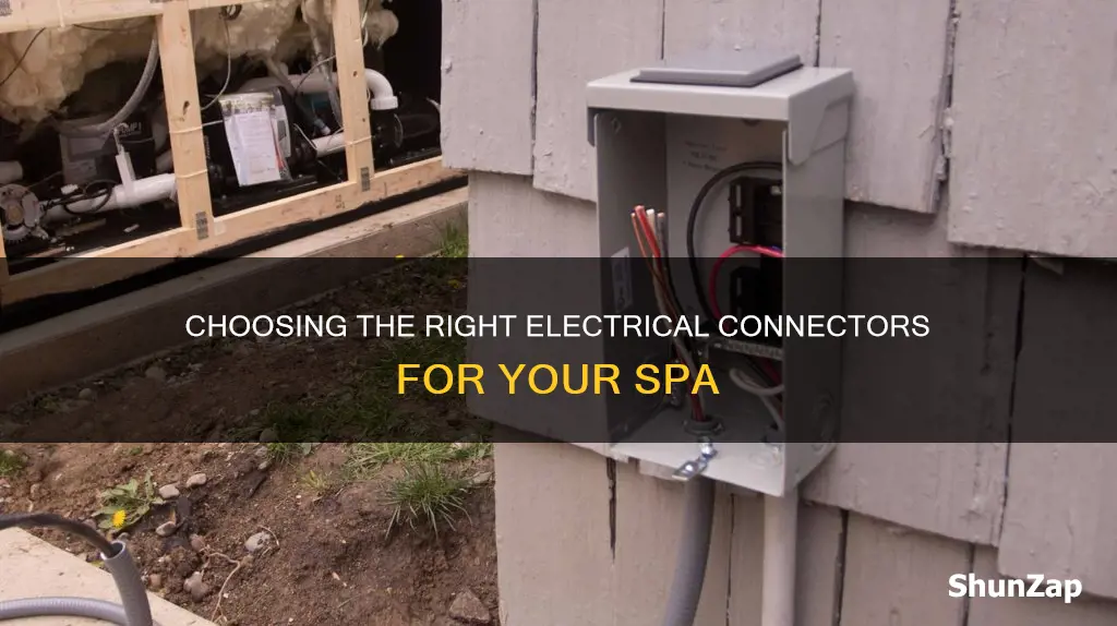 how to identify electrical connectors for spas