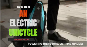 Mastering the Art of Idling on Electric Unicycles