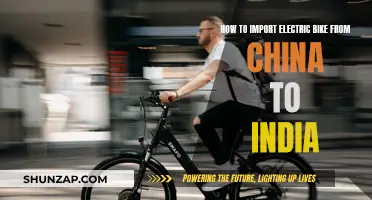 Importing Electric Bikes: China to India Guide