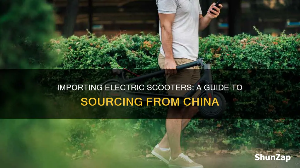 how to import electric scooter from china