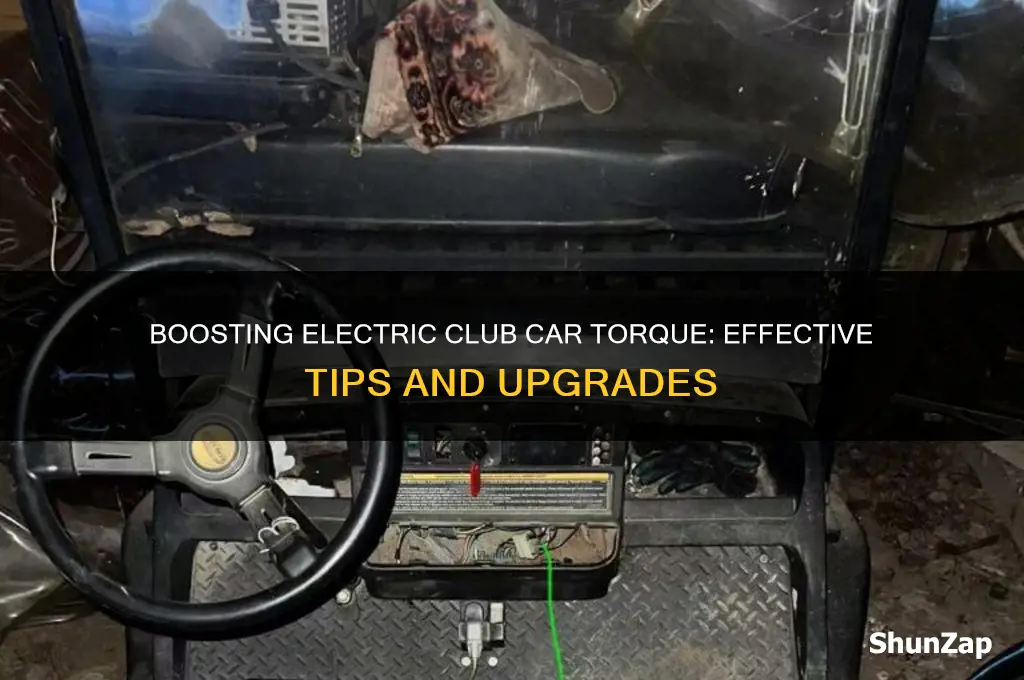 how to increase electric club car torque