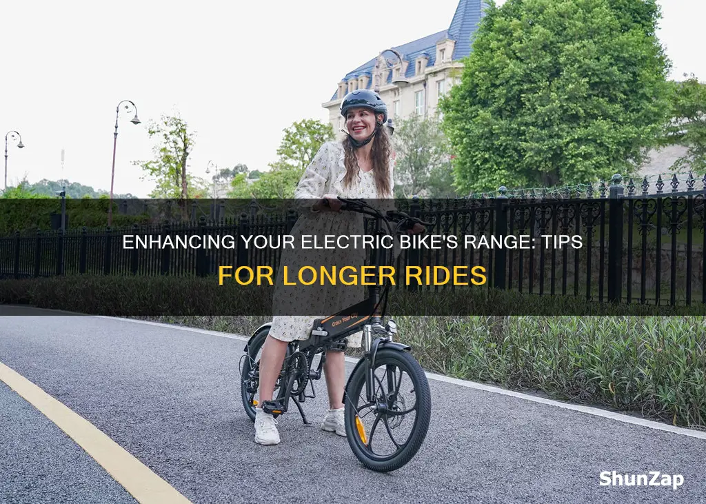 how to increase range of electric bike