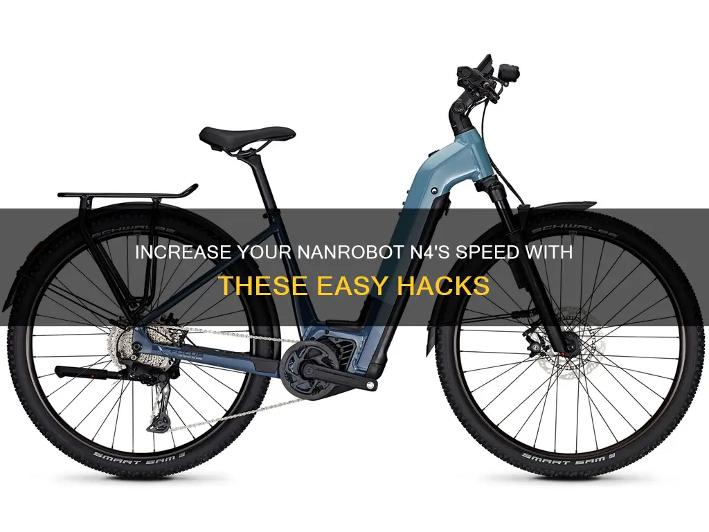 how to increase speed on electric bike nanrobot n4