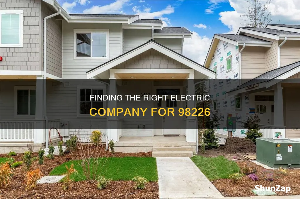 how to ind out electric company for 98226