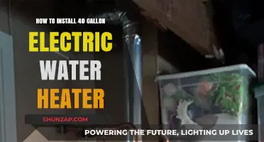 Effortless Installation: 40-Gallon Electric Water Heater Guide