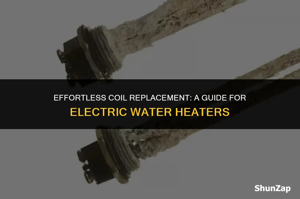 how to install a coil on an electric water heater