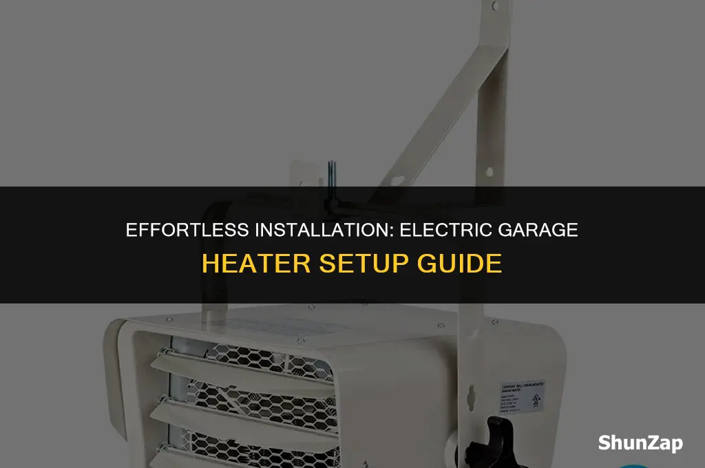 how to install a electric garage heater