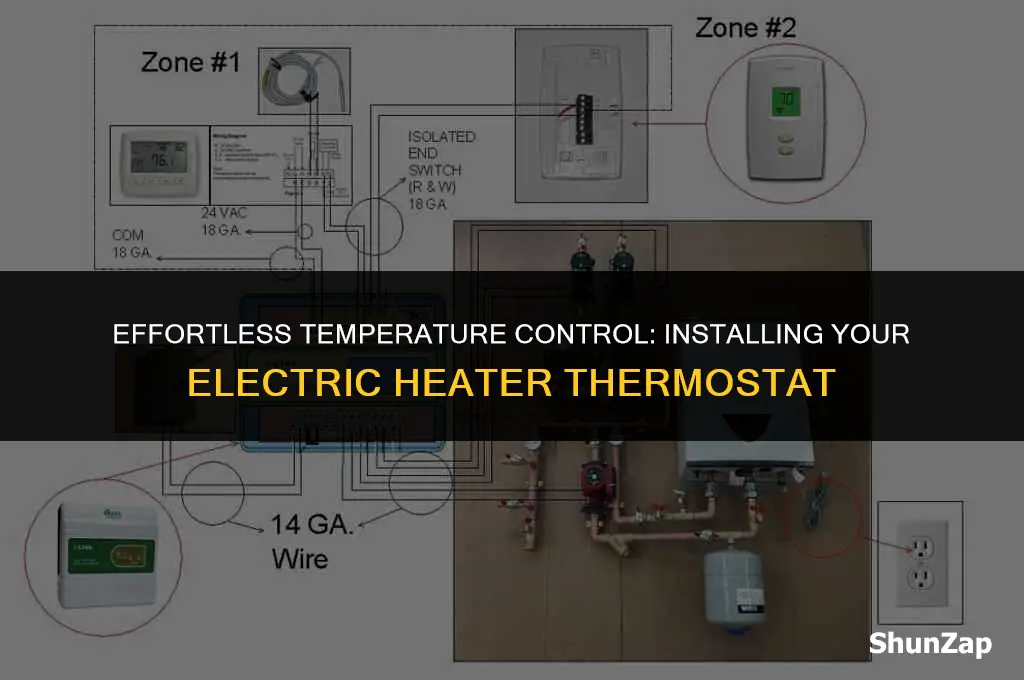 how to install a electric heater thermostat