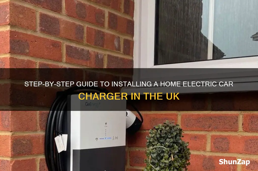 how to install a home electric car charger uk